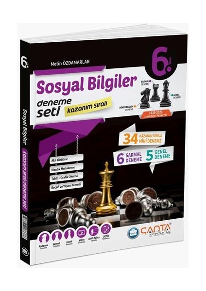 Çanta Yayınları 6. Sınıf Sosyal Bilgiler Kazanım Sıralı Deneme Seti