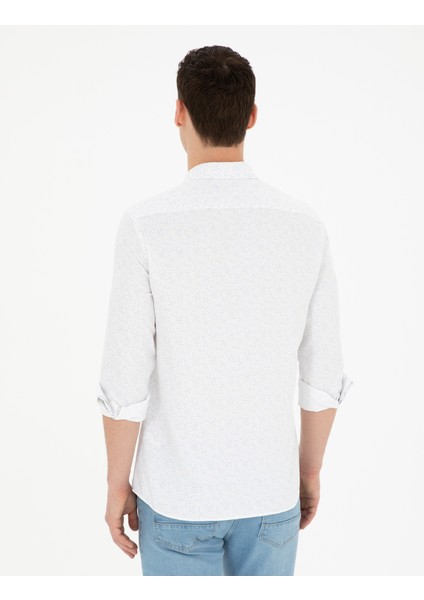 Erkek Limon Slim Fit Uzun Kollu Gömlek 50283501-VR035 indirimleri