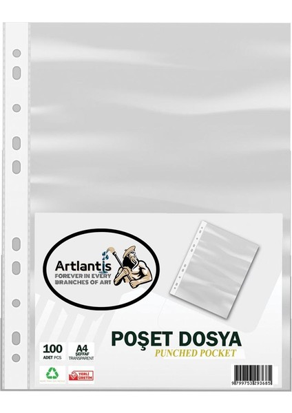 Yeşil Büro Klasörü Telli Dosya ve Poşet Dosya Seti 2 Adet Büro Klasörü 10 Renk Telli Dosya 100 Adet Poşet Dosya