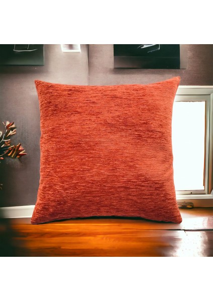Mercan Desenli Kiremit Kırlent Kılıfı Seti -2 Adet 45CM*45CM