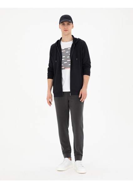 Erkek Lacivert Regular Fit Örme Hırka 50285212-VR033