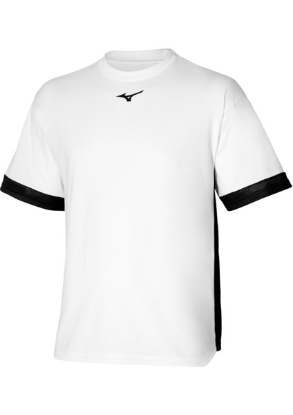 Athletics Mesh Erkek Tişört Beyaz