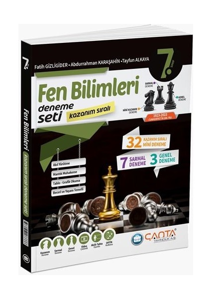 Çanta Yayınları 7. Sınıf Fenbilimleri Kazanım Sıralı Deneme Seti