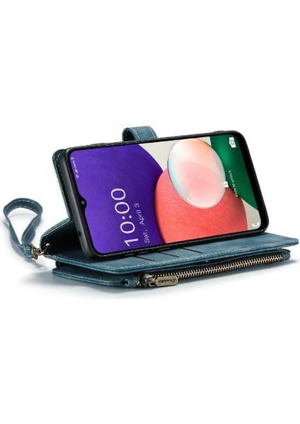 Samsung Galaxy A22 5g Için Kart Tutucu Cüzdan Kılıf ile Erkekler Için (Yurt Dışından)