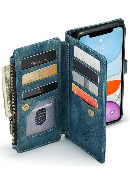 IPhone 11 Sürücüleri Lisans Kartı Yuvaları Cüzdan Durumda Erkekler Için (Yurt Dışından)