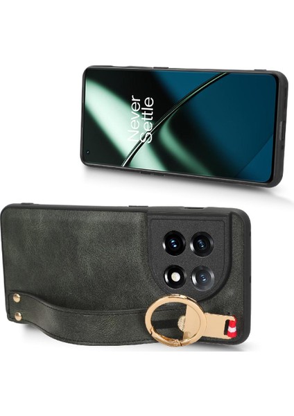 Oneplus 11R 5g Uyumluluk Premium Pu Deri Bilek Kayışı Için Kılıf (Yurt Dışından)