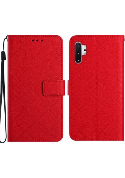 Samsung Galaxy Not 10 Artı Elmas Kabartmalı Manyetik Kapak Için Flip Case (Yurt Dışından)