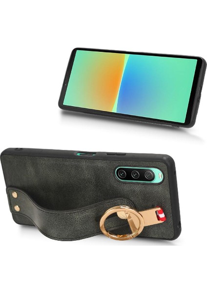 Sony Xperia 10 Iv Kolaylık Bilek Kayışı Premium Pu Deri Için Kılıf (Yurt Dışından) fiyatları