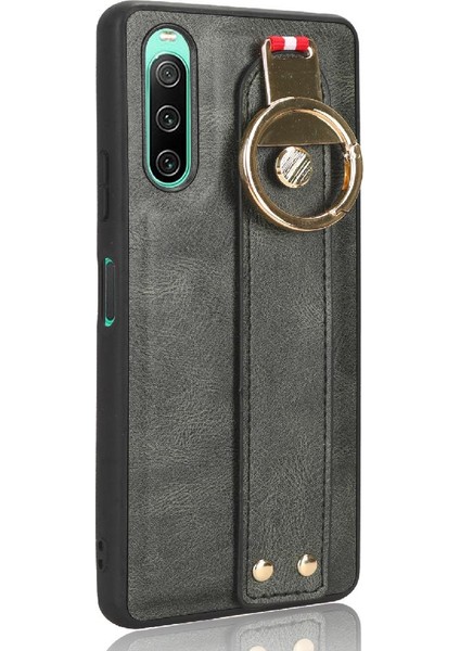 Sony Xperia 10 Iv Kolaylık Bilek Kayışı Premium Pu Deri Için Kılıf (Yurt Dışından) modelleri