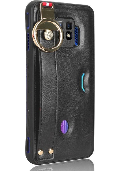 Nubia Kırmızı Sihirli 7 Pro Kolaylık Bilek Kayışı Premium Pu Deri Için Kılıf (Yurt Dışından)