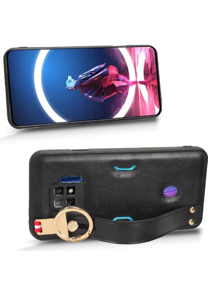 Nubia Kırmızı Sihirli 7 Pro Kolaylık Bilek Kayışı Premium Pu Deri Için Kılıf (Yurt Dışından)
