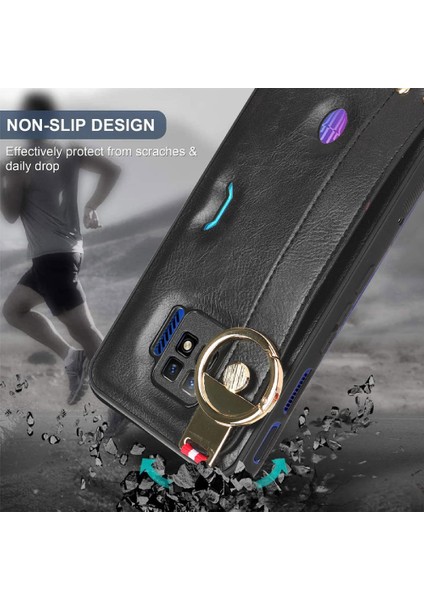 Nubia Kırmızı Sihirli 7 Pro Kolaylık Bilek Kayışı Premium Pu Deri Için Kılıf (Yurt Dışından)