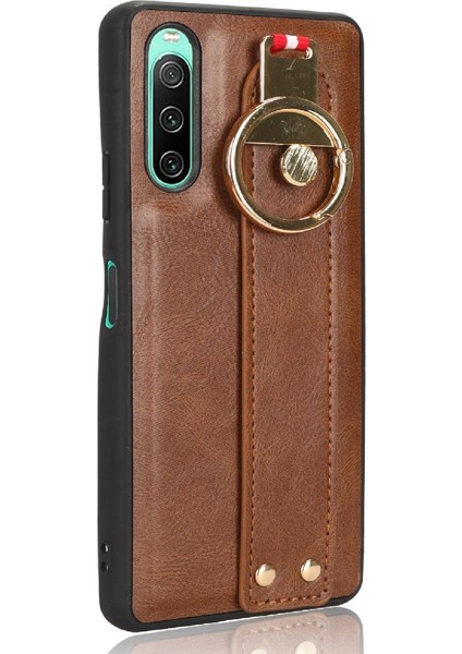 Sony Xperia 10 Iv Kolaylık Bilek Kayışı Premium Pu Deri Için Kılıf (Yurt Dışından) indirimleri