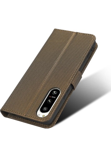 Sony Xperia 5 Iv Için Kickstand Kapak Kart Tutucu Manyetik Cüzdan (Yurt Dışından) modelleri