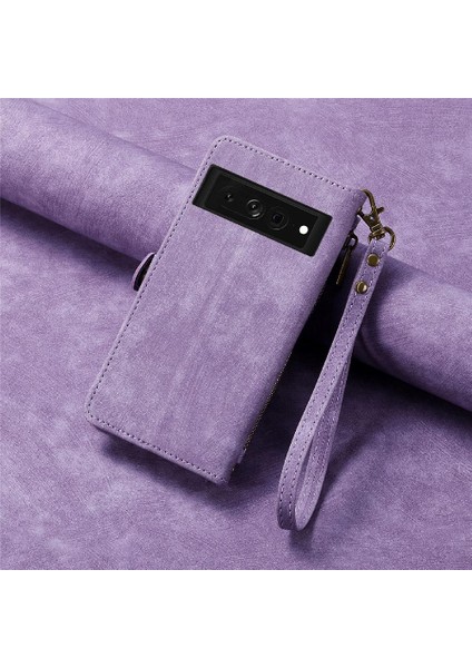 Google Piksel 7 Pro Için Flip Case Basit Iş Cüzdan Kapak Kılıfı (Yurt Dışından) modelleri