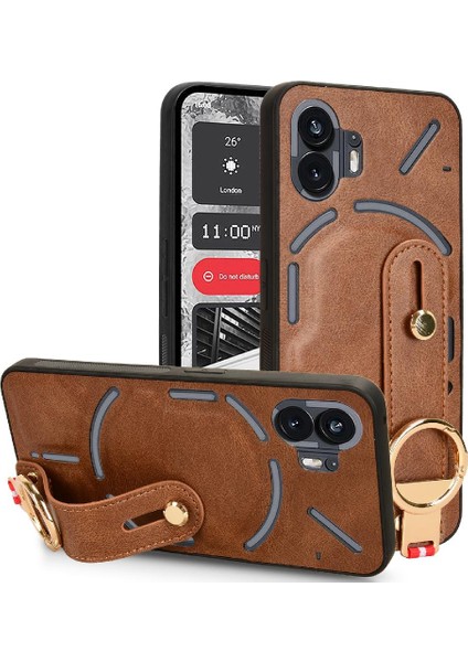 Nothing Kılıf Telefon 2 Kolaylık Uyumluluk Bilek Kayışı Premium Pu (Yurt Dışından)