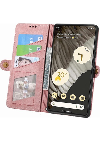 Google Piksel 7 Pro Için Flip Case Basit Iş Cüzdan Kapak Kılıfı (Yurt Dışından) indirimleri