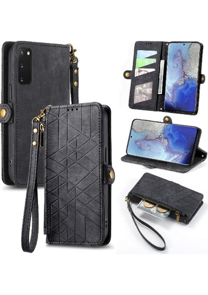 Samsung Galaxy S20 Için Flip Case Artı Kapak Çevirin Deri Kılıf Darbeye (Yurt Dışından)