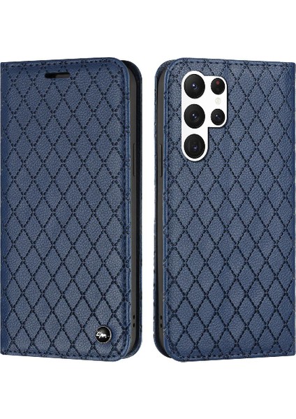 Samsung Galaxy S24 Ultra Cüzdan Kart Yuvaları Tutucu Manyetik Kabuk (Yurt Dışından)