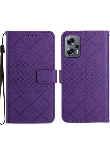 El Kayışı Cüzdan Pu ile Xiaomi Poco X4 Gt Manyetik Kapak Için Flip Case (Yurt Dışından)