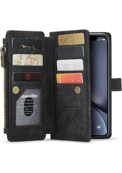 IPhone Xr Sürücüleri Lisans Kart Yuvaları Için Kart Tutucu ile Caseme Durumda (Yurt Dışından)