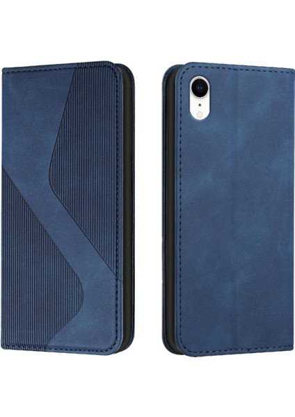 IPhone Xr Için Kılıf Folio Kapak Cüzdan Kickstand Manyetik Kart Yuvaları Tutucu (Yurt Dışından)