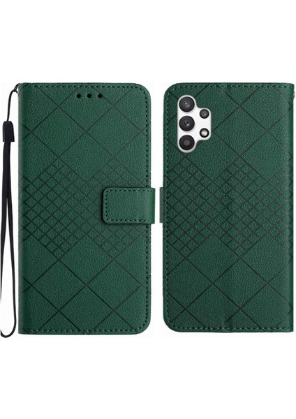 Samsung Galaxy A32 5g Için Flip Case Cüzdan Pu Deri Manyetik Kapak Kartı (Yurt Dışından)