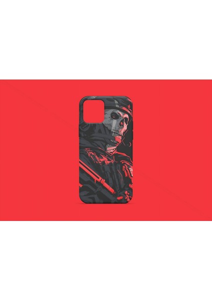 Apple iPhone Xs Max Uyumlu Call Of Duty - Ghost Tasarım Uv Baskı Lansman Kılıf