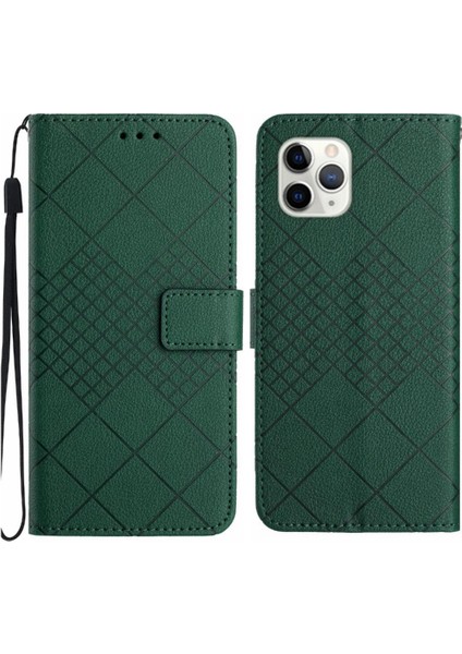 IPhone 11 Için Flip Case Pro Manyetik Kapak Cüzdan Pu Deri Kart Yuvası (Yurt Dışından)