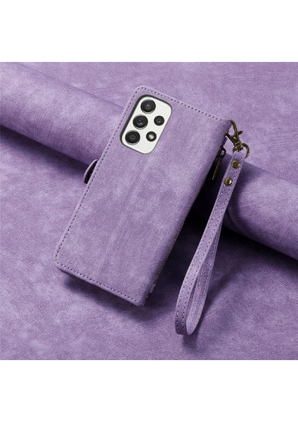 Samsung Galaxy A33 5g Için Flip Case Darbeye Basit Iş Kapak Çevirin (Yurt Dışından)