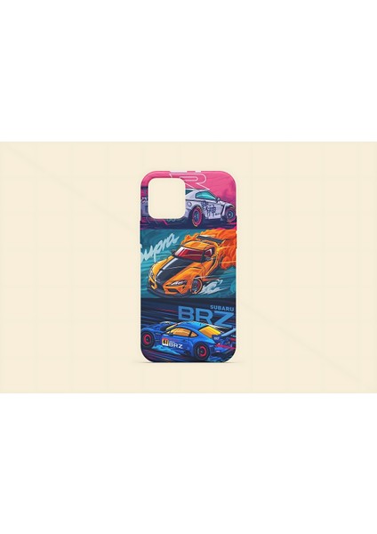 Apple iPhone 11 Uyumlu Supercars-Supra-Subaru Tasarım Uv Baskı Lansman Kılıf modelleri