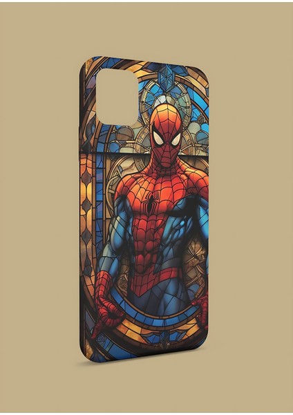 Apple iPhone 12 Mini Uyumlu Spider-Man Tasarım Uv Baskı Lansman Kılıf