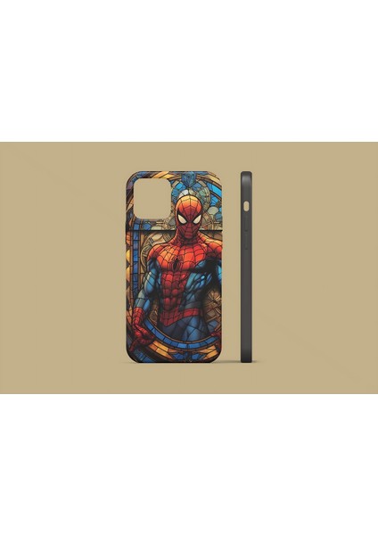 Apple iPhone 12 Mini Uyumlu Spider-Man Tasarım Uv Baskı Lansman Kılıf
