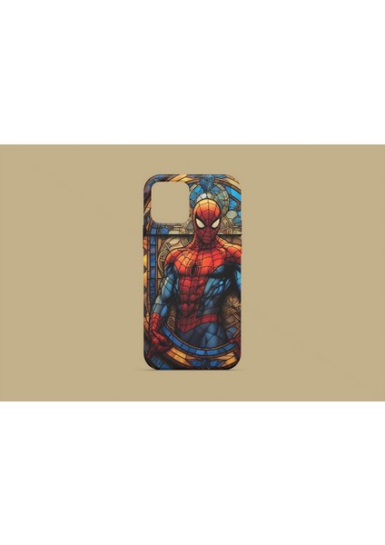 Apple iPhone 12 Mini Uyumlu Spider-Man Tasarım Uv Baskı Lansman Kılıf