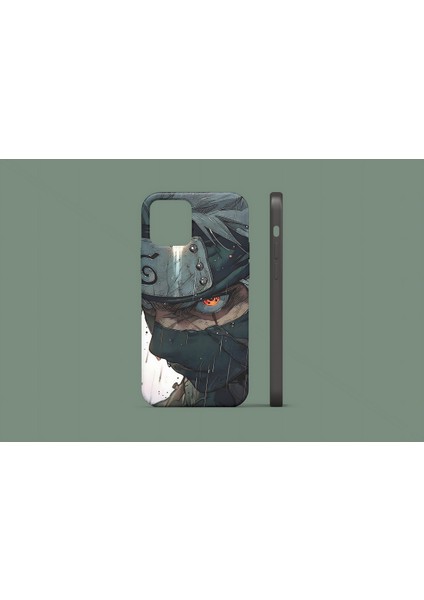 Apple iPhone 15 Pro Uyumlu Naruto-Kakashi Tasarım Uv Baskı Lansman Kılıf