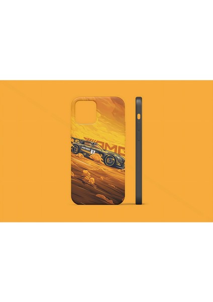 Apple iPhone 15 Pro Uyumlu Supercars-Amg Tasarım Uv Baskı Lansman Kılıf