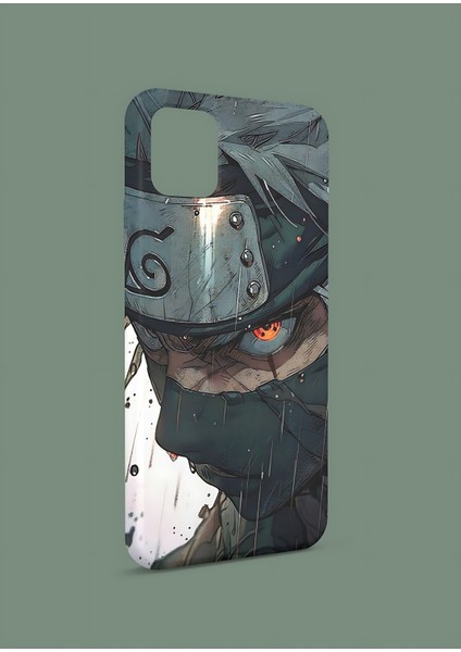 Apple iPhone 15 Uyumlu Naruto-Kakashi Tasarım Uv Baskı Lansman Kılıf