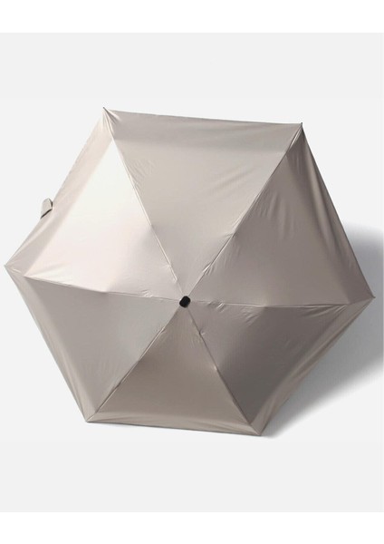 Tekno Trust Beyaz 6001 Güneş Şemsiyesi, Ultra Küçük, Hafif, Uv Korumalı Cep Şemsiyesi Seyahat Şemsiye Kumaş