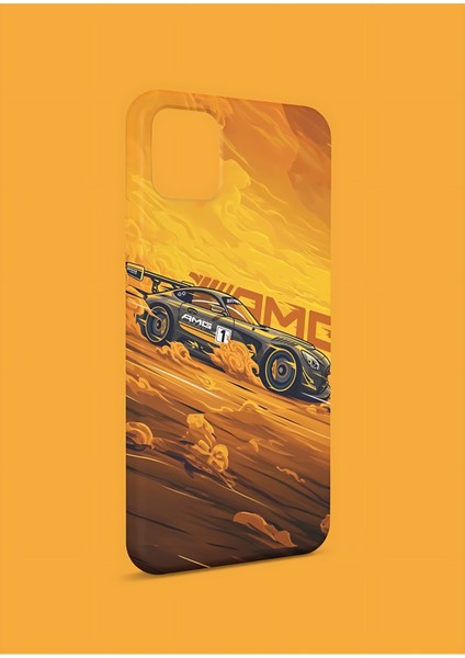 Apple iPhone 14 Uyumlu Supercars-Amg Tasarım Uv Baskı Lansman Kılıf