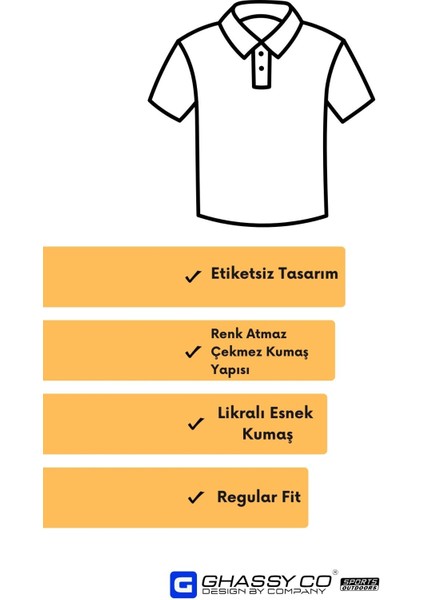 Erkek Golf Dry Fit Classic Tenis Casual Polo Yaka T-Shirt