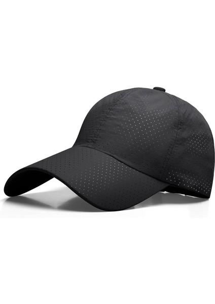 Çabuk Kuruyan Beyzbol Şapkası Düz Renk Dış Mekan Güneş Koruma Şapkası (Yurt Dışından)