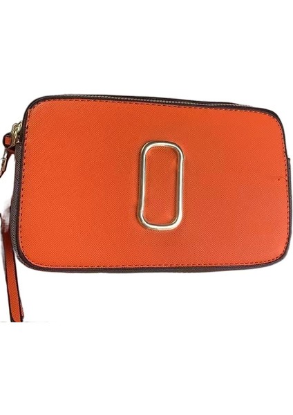 Basit Tahıl Dokusu Kadın Çantası Moda Omuz Askılı Çanta (Yurt Dışından)