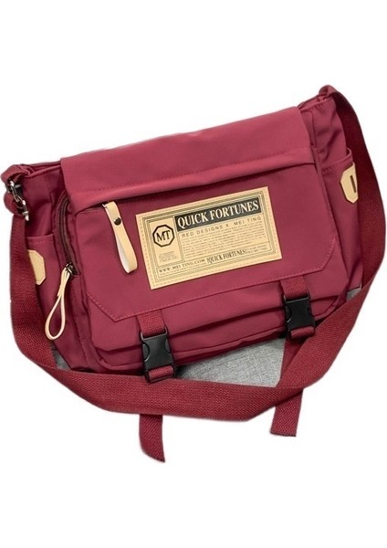 Büyük Kapasiteli Kanvas Postacı Çantası Takım Omuz Çantası (Yurt Dışından)