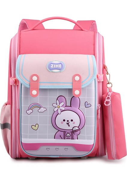 3D Çizgi Film Yükü Azaltan Omurga Koruma Okul Çantası (Yurt Dışından)