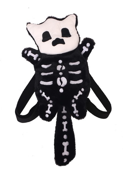 Sevimli Küçük Kafatası Öğrenci Sırt Çantası (Yurt Dışından)