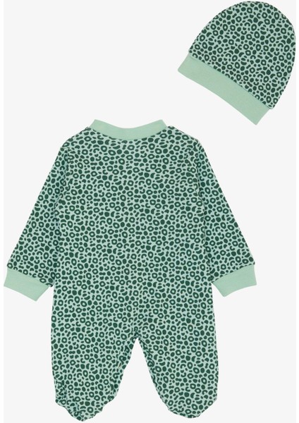 Kız Bebek Patikli Tulum Benek Desenli 0-6 Ay, Mint Yeşili fiyatları