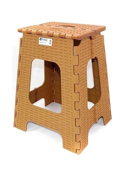 Katlanır Rattan Tabure Büyük