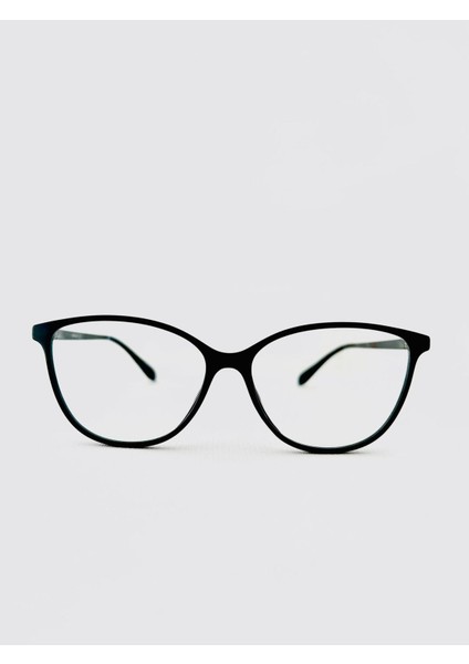 Tekno Trust Siyah Darell Black Mavi Işık Korumalı Gözlük 8401 0101 52 16 135 Cat Eye 52 Şeffaf UV400 Cam Siyah indirimleri