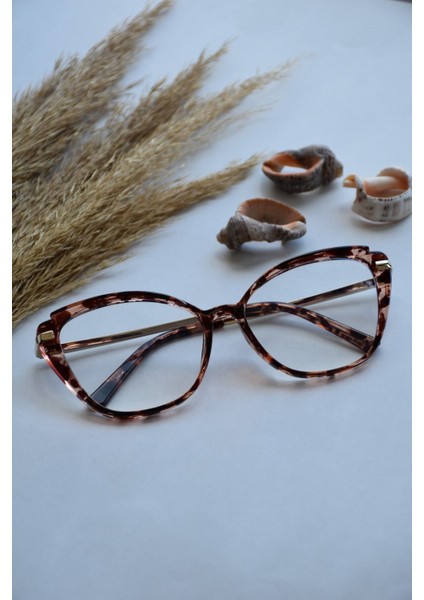 Tekno Trust Şeffaf Tyler Unisex Kadın Erkek Leopar Mavi Işık Korumalı Blue Block Yeni Sezon Gözlük Leopar 52 U fırsatları