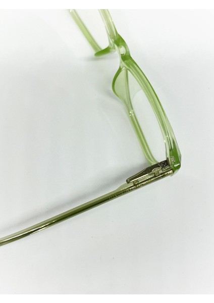 Tekno Trust Şeffaf Yeşil Köşeli Çekik Cat Eye Kadın Mavi Işık Korumalı Gözlük Optik Cam Uyumlu Şeffaf Cat Eye A fırsatları